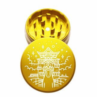 USA Made: Kyoto, The Puck® Grinder, Gen II, Gold, 63mm, 2-Piece