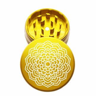 USA Made: Larkspur, The Puck® Grinder, Gen II, Gold, 63mm, 2-Piece