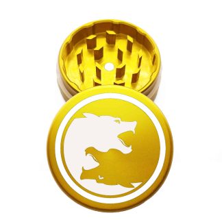 USA Made: Panthers, The Puck® Grinder, Gen II, Gold, 63mm, 2-Piece