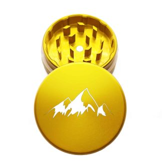 USA Made: Peaks, The Puck® Grinder, Gen II, Gold, 63mm, 2-Piece