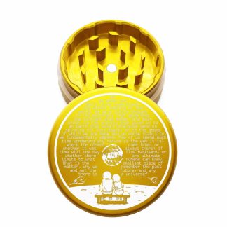 USA Made: Quote, The Puck® Grinder, Gen II, Gold, 63mm, 2-Piece