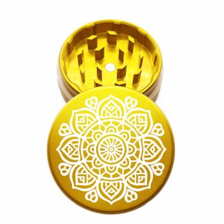 USA Made: Sunflower, The Puck® Grinder, Gen II, Gold, 63mm, 2-Piece