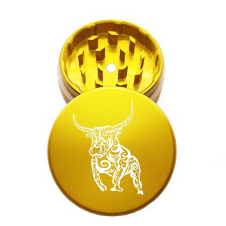 USA Made: Taurus, The Puck® Grinder, Gen II, Gold, 63mm, 2-Piece