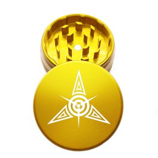 USA Made: Tribal Star, The Puck® Grinder, Gen II, Gold, 63mm, 2-Piece