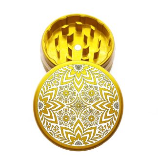 USA Made: Trippy Hippie, The Puck® Grinder, Gen II, Gold, 63mm, 2-Piece