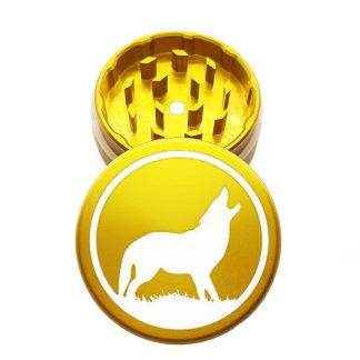 USA Made: Wolf, The Puck® Grinder, Gen II, Gold, 63mm, 2-Piece