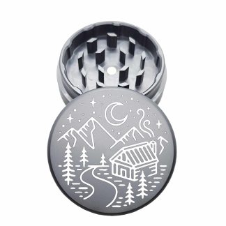 USA Made: Cabin River, The Puck® Grinder, Gen II, Grey, 63mm, 2-Piece