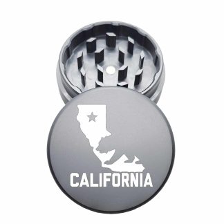 USA Made: Cali Bear, The Puck® Grinder, Gen II, Grey, 63mm, 2-Piece