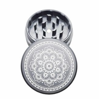 USA Made: Hibiscus, The Puck® Grinder, Gen II, Grey, 63mm, 2-Piece