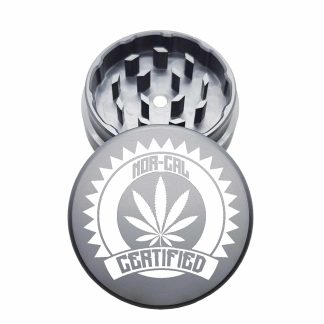 USA Made: Nor Cal Cert, The Puck® Grinder, Gen II, Grey, 63mm, 2-Piece