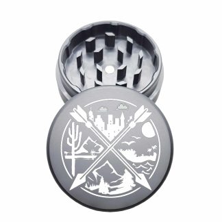 USA Made: NSEW, The Puck® Grinder, Gen II, Grey, 63mm, 2-Piece