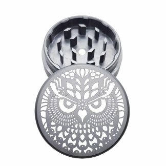 USA Made: Owl, The Puck® Grinder, Gen II, Grey, 63mm, 2-Piece