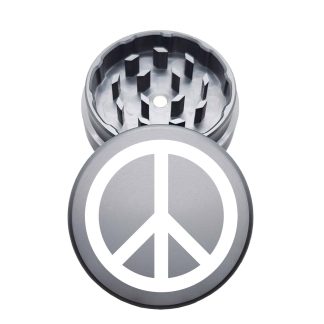 USA Made: Peace, The Puck® Grinder, Gen II, Grey, 63mm, 2-Piece