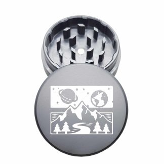 USA Made: Spc Mt, The Puck® Grinder, Gen II, Grey, 63mm, 2-Piece