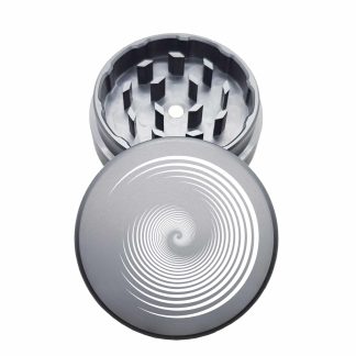 USA Made: Swirly, The Puck® Grinder, Gen II, Grey, 63mm, 2-Piece