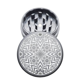 USA Made: Trippy Hippie, The Puck® Grinder, Gen II, Grey, 63mm, 2-Piece