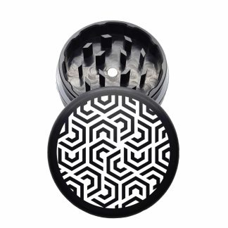 USA Made: Hexomatic, The Puck® Grinder, Gen II, Black, 63mm, 2-Piece