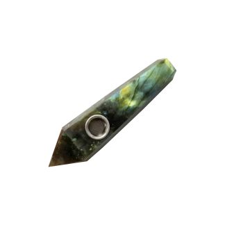 Labradorite Gemstone Pipe with Screen (STYLE #21 )
