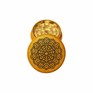 Larkspur Mini Wood Herb Grinder – Two Piece Wooden Weed Grinder