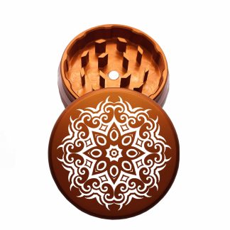 USA Made: 8 pt, The Puck® Grinder, Gen II, Orange, 63mm, 2-Piece