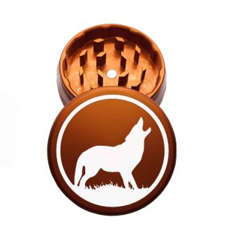 USA Made: Howling, The Puck® Grinder, Gen II, Orange, 63mm, 2-Piece