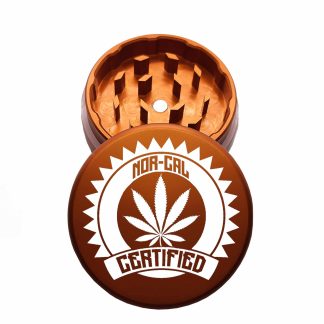 USA Made: Nor Cal Cert, The Puck® Grinder, Gen II, Orange, 63mm, 2-Piece