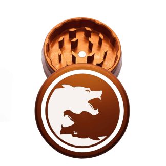 USA Made: Panthers, The Puck® Grinder, Gen II, Orange, 63mm, 2-Piece