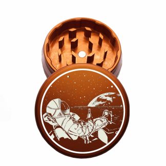 USA Made: PBR, The Puck® Grinder, Gen II, Orange, 63mm, 2-Piece