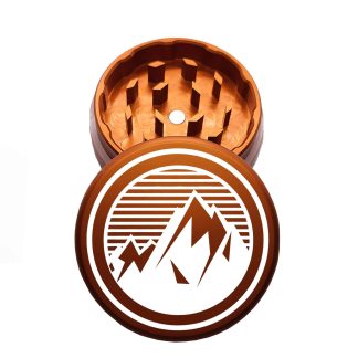 USA Made: Retro MTN, The Puck® Grinder, Gen II, Orange, 63mm, 2-Piece