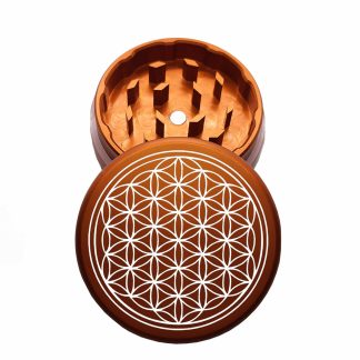 USA Made: Sacred Geometry, The Puck® Grinder, Gen II, Orange, 63mm, 2-Piece