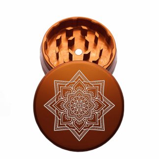 USA Made: Star Mandala, The Puck® Grinder, Gen II, Orange, 63mm, 2-Piece