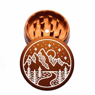 USA Made: Starry Tahoe, The Puck® Grinder, Gen II, Orange, 63mm, 2-Piece