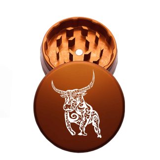 USA Made: Taurus, The Puck® Grinder, Gen II, Orange, 63mm, 2-Piece