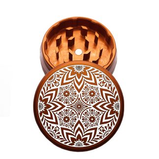 USA Made: Trippy Hippie, The Puck® Grinder, Gen II, Orange, 63mm, 2-Piece