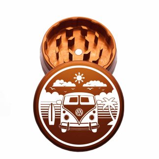USA Made: Van Life, The Puck® Grinder, Gen II, Orange, 63mm, 2-Piece