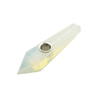 Opal Gemstone Pipe with Screen (STYLE #4)