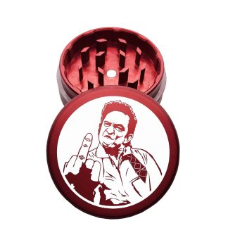 USA Made: Cash 2, The Puck® Grinder, Gen II, Red, 63mm, 2-Piece