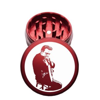 USA Made: Cash 1, The Puck® Grinder, Gen II, Red, 63mm, 2-Piece