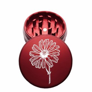 USA Made: Daisy, The Puck® Grinder, Gen II, Red, 63mm, 2-Piece