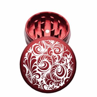 USA Made: FOMC, The Puck® Grinder, Gen II, Red, 63mm, 2-Piece