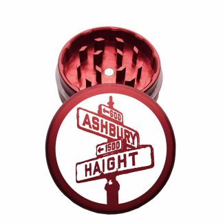 USA Made: Haight x Ashbury, The Puck® Grinder, Gen II, Red, 63mm, 2-Piece