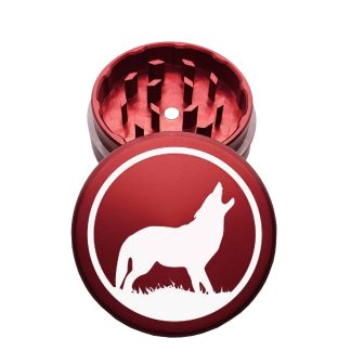 USA Made: Howling, The Puck® Grinder, Gen II, Red, 63mm, 2-Piece