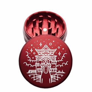 USA Made: Kyoto, The Puck® Grinder, Gen II, Red, 63mm, 2-Piece