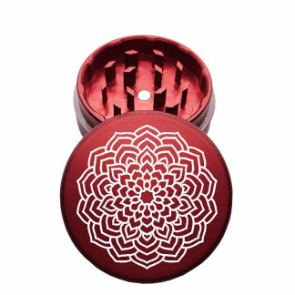 USA Made: Larkspur, The Puck® Grinder, Gen II, Red, 63mm, 2-Piece