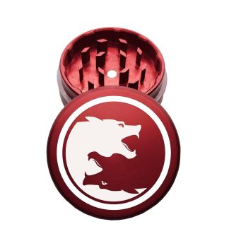 USA Made: Panthers, The Puck® Grinder, Gen II, Red, 63mm, 2-Piece