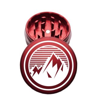 USA Made: Retro MTN, The Puck® Grinder, Gen II, Red, 63mm, 2-Piece