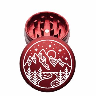 USA Made: Starry Tahoe, The Puck® Grinder, Gen II, Red, 63mm, 2-Piece