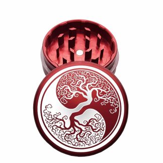 USA Made: Tree of Life, The Puck® Grinder, Gen II, Red, 63mm, 2-Piece