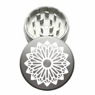 USA Made: Amaryllis, The Puck® Grinder, Gen II, Silver, 63mm, 2-Piece