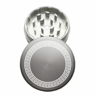 USA Made: Aztec, The Puck® Grinder, Gen II, Silver, 63mm, 2-Piece